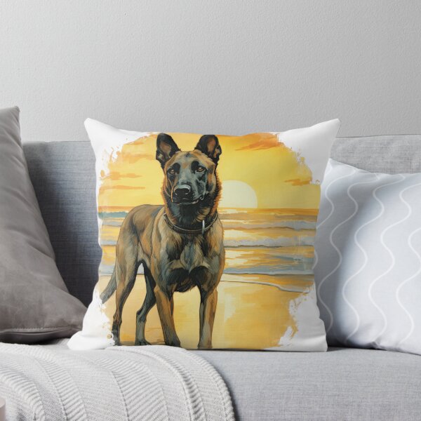 Item preview, Belgian Malinois On The Beach designed and sold by TheAnimalZ00.