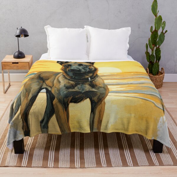 Item preview, Belgian Malinois On The Beach designed and sold by TheAnimalZ00.