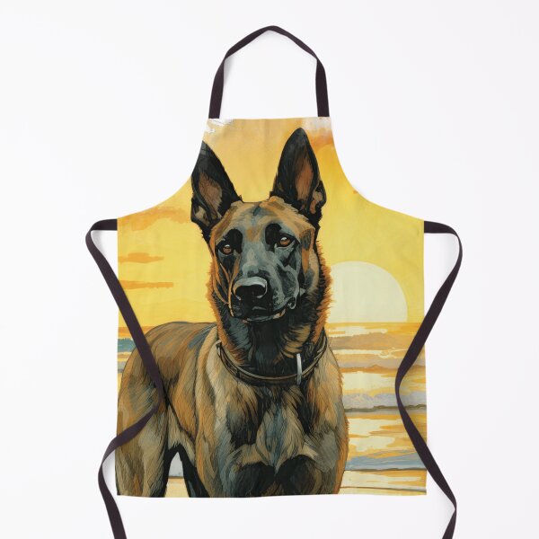 Item preview, Belgian Malinois On The Beach designed and sold by TheAnimalZ00.