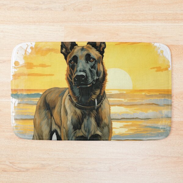 Item preview, Belgian Malinois On The Beach designed and sold by TheAnimalZ00.