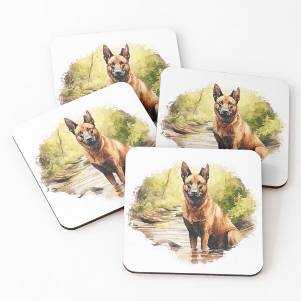 Item preview, Belgian Malinois In The Woods designed and sold by TheAnimalZ00.