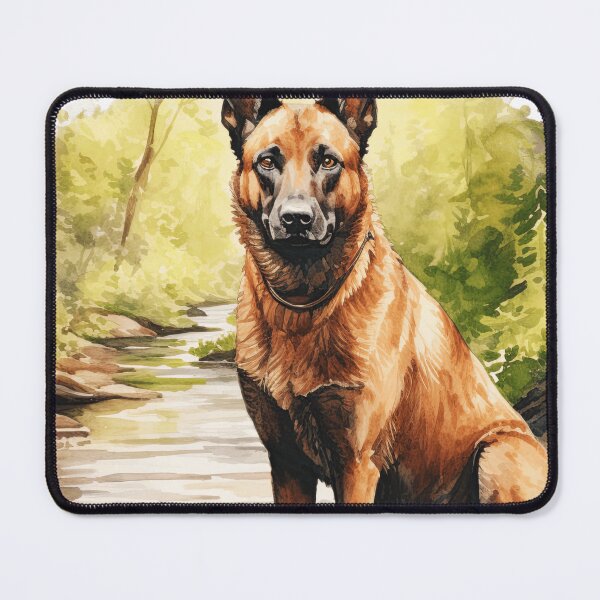 Item preview, Belgian Malinois In The Woods designed and sold by TheAnimalZ00.