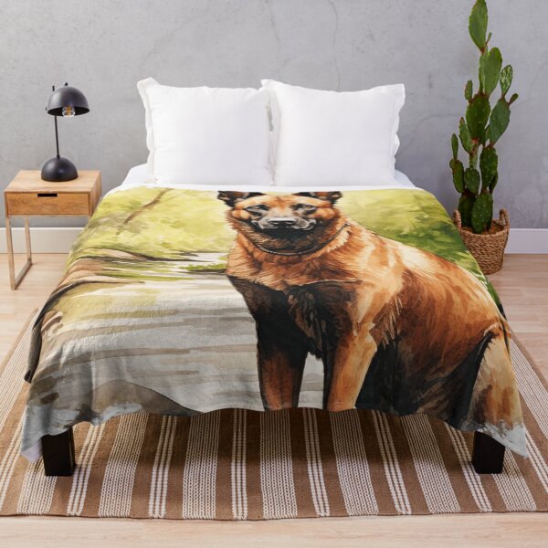 Item preview, Belgian Malinois In The Woods designed and sold by TheAnimalZ00.