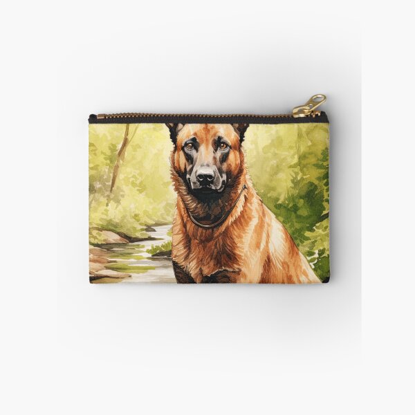 Item preview, Belgian Malinois In The Woods designed and sold by TheAnimalZ00.