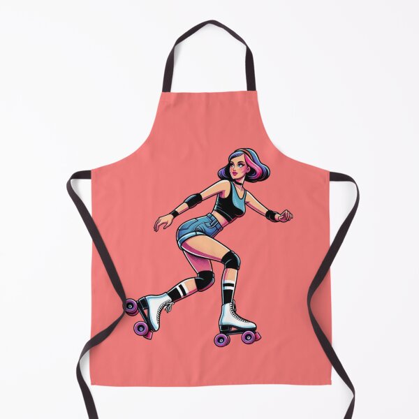 Item preview, Woman Rollerskating designed and sold by PinUpPizzazz.