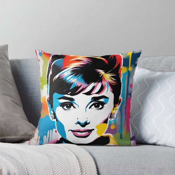 Aperçu de l'œuvre Magnifique œuvre d'art abstraite d'Audrey Hepburn. créée et vendue par Rikko.