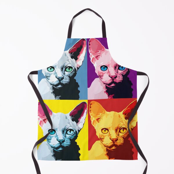 Item preview, Devon rex cat portraits drawing. animal colorful. Animal throw pillow.  designed and sold by formform.