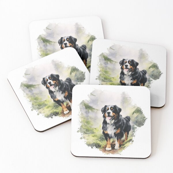 Item preview, Bernese Mountain Dog In The Forest designed and sold by TheAnimalZ00.