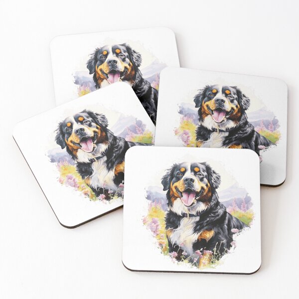 Item preview, Bernese Mountain Dog In The Flowers designed and sold by TheAnimalZ00.