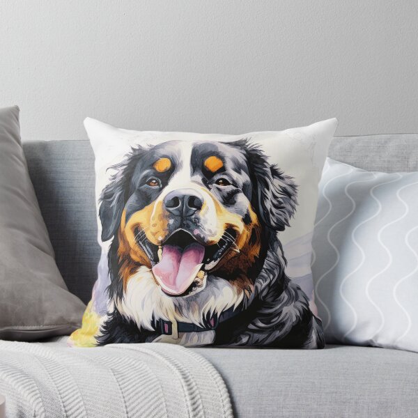 Item preview, Bernese Mountain Dog In The Flowers designed and sold by TheAnimalZ00.