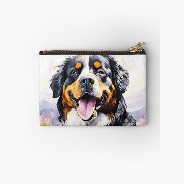 Item preview, Bernese Mountain Dog In The Flowers designed and sold by TheAnimalZ00.