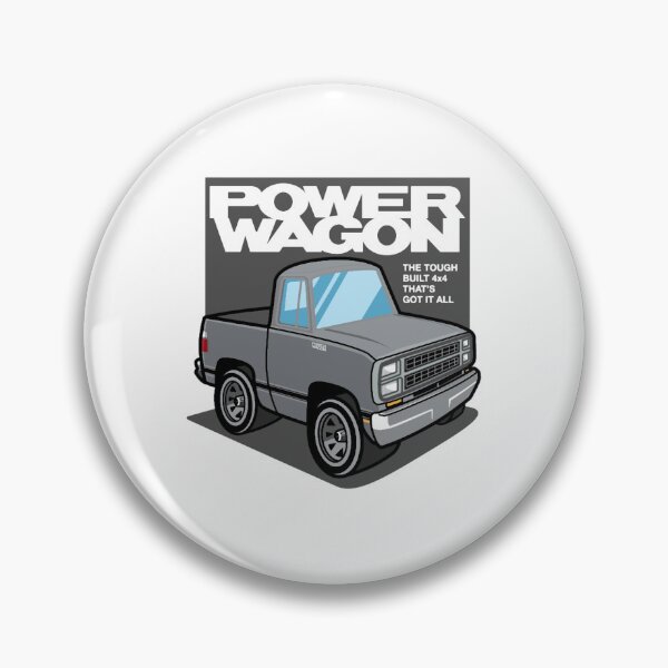 Item preview, of Bright Silver Metallic - Power Wagon (1980) designed and sold by laylapkamendez.