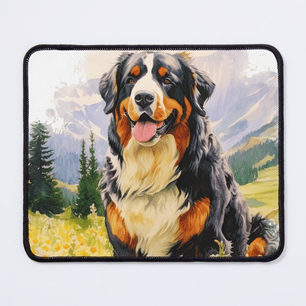 Item preview, Bernese Mountain Dog In A Field Of Daisies designed and sold by TheAnimalZ00.