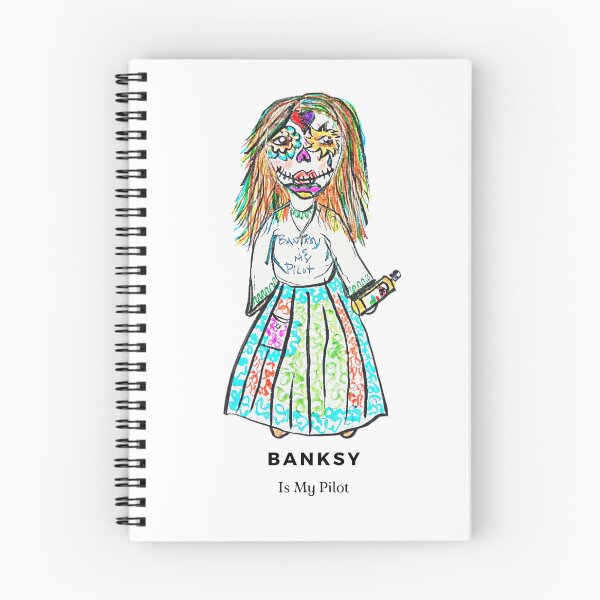 Item preview, Banksy is my Pilot Day of the Dead Art designed and sold by SMRDesigns1.