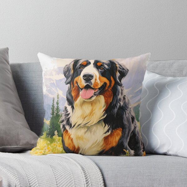 Item preview, Bernese Mountain Dog In A Field Of Daisies designed and sold by TheAnimalZ00.