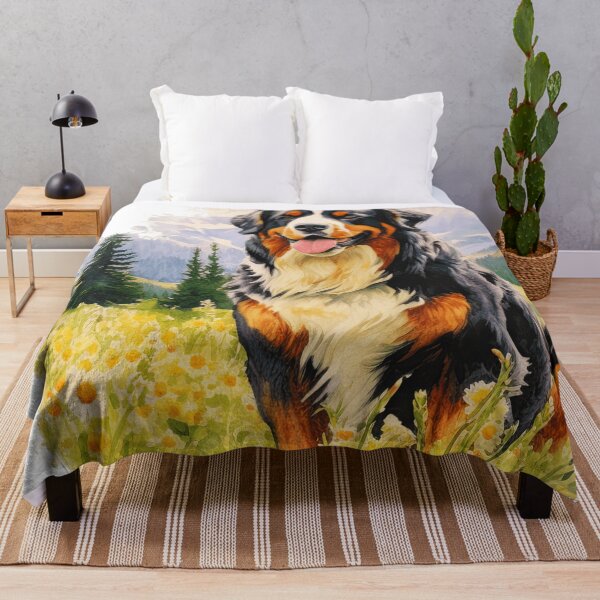 Item preview, Bernese Mountain Dog In A Field Of Daisies designed and sold by TheAnimalZ00.