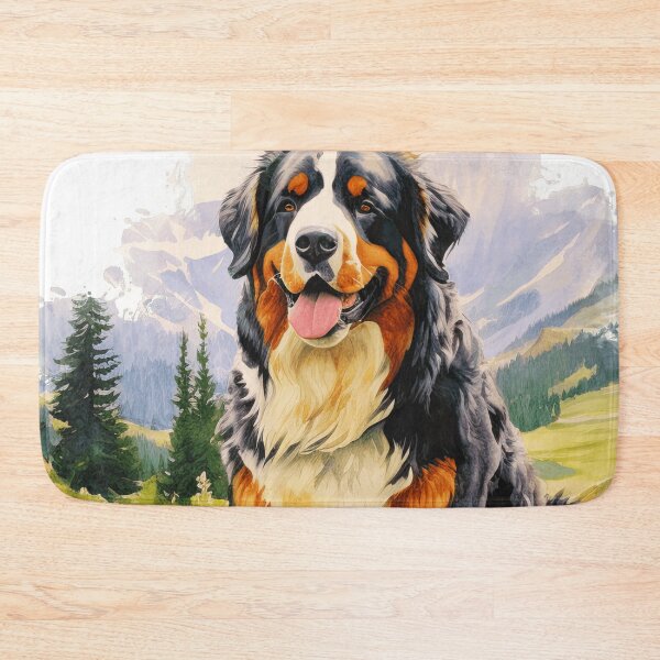 Item preview, Bernese Mountain Dog In A Field Of Daisies designed and sold by TheAnimalZ00.