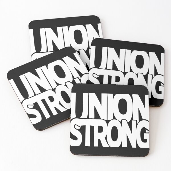 Item preview, Union Strong - white txt designed and sold by Jamie Kotthoff.