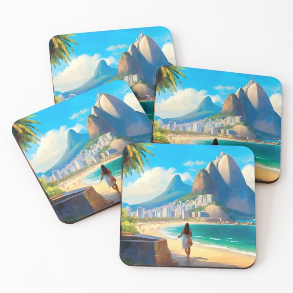 Item preview, Leonardo Da Vinci's Vision: Rio de Janeiro's Splendor designed and sold by OnlyClassicArt.