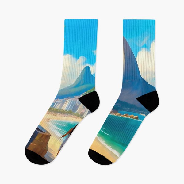 Item preview, Leonardo Da Vinci's Vision: Rio de Janeiro's Splendor designed and sold by OnlyClassicArt.