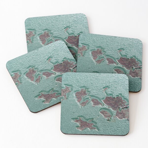 Item preview, Archipelago Map Abstraction by Mother Nature designed and sold by Georgia Mizuleva.