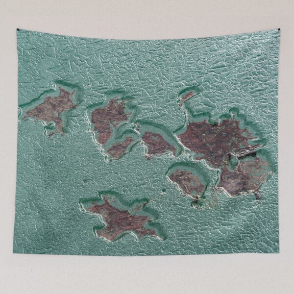 Item preview, Archipelago Map Abstraction by Mother Nature designed and sold by Georgia Mizuleva.