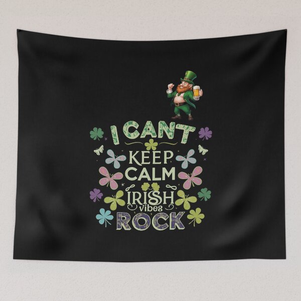 Item preview, I Can't Keep Calm Irish Vibes Rock designed and sold by DrakeIreland.