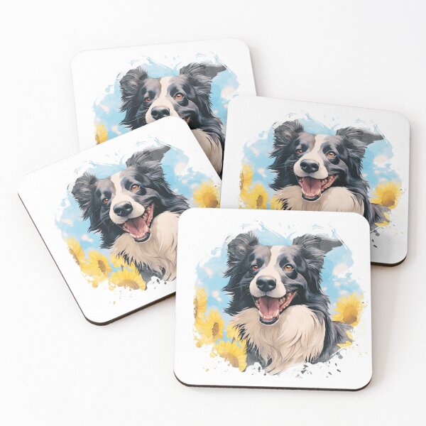 Item preview, Border Collie Surrounded By Sunflowers designed and sold by TheAnimalZ00.