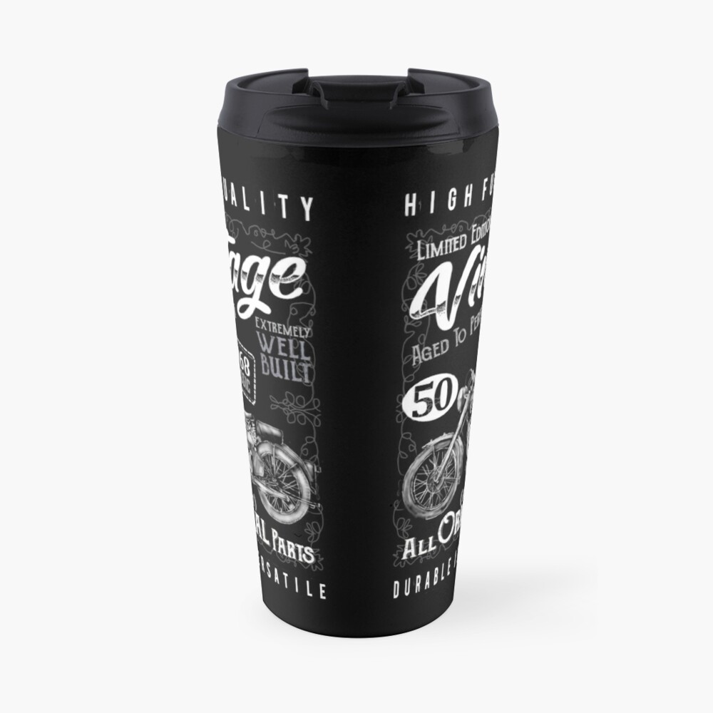 50th Birthday Gift Ideas Travel Mug By Peachyshakes Redbubble