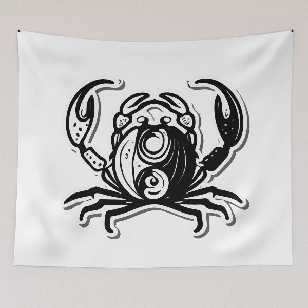 Item preview, Crab Yin-Yang Balance Art designed and sold by NiftyWrx.