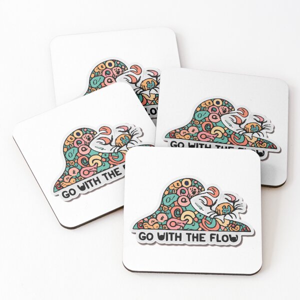 Item preview, Crabby Wave Go with the Flow Whimsical Design designed and sold by NiftyWrx.