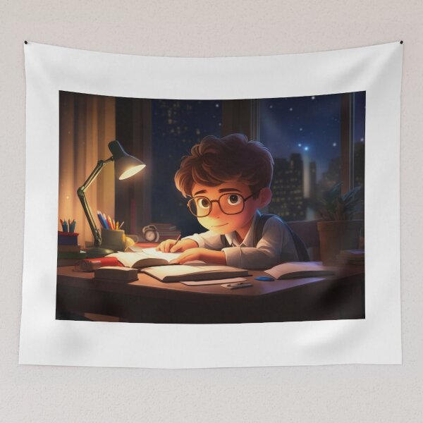 Item preview, a boy study illustration designed designed and sold by Amitabr14.