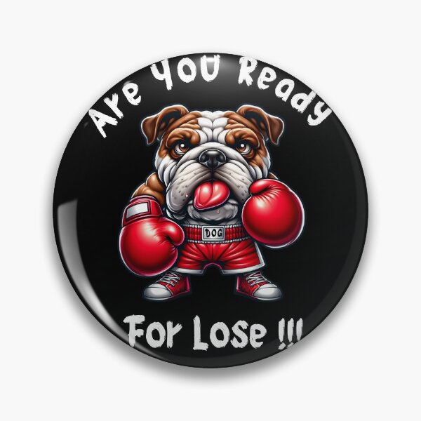 Item preview, Boxing Bulldog - Bulldog Fighter Wearing Boxing Gloves designed and sold by MR-Artist24.