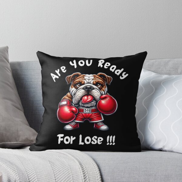 Item preview, Boxing Bulldog - Bulldog Fighter Wearing Boxing Gloves designed and sold by MR-Artist24.
