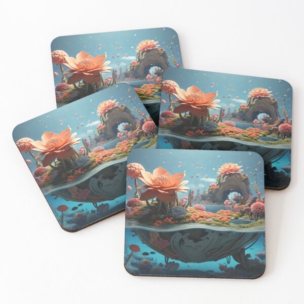 Item preview, Enigmatic Eden: Where Celestial Blossoms Meet Underwater Dreams designed and sold by Zaramodo.