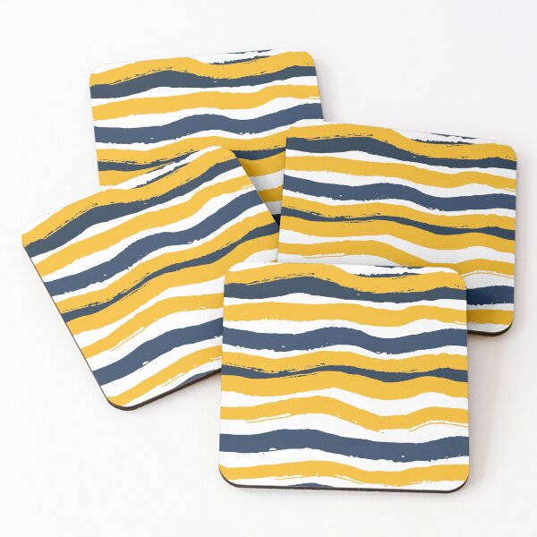 Item preview, Navy and yellow stripes 2 designed and sold by flamendes.
