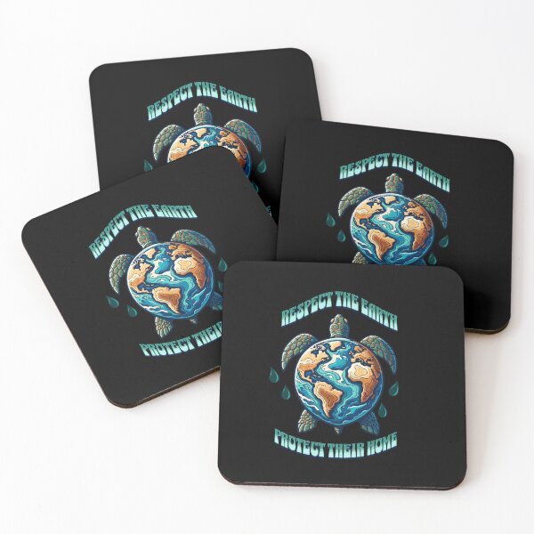 Item preview, Turtle Respect The Earth Protect Their Home  designed and sold by BeansHotTees.