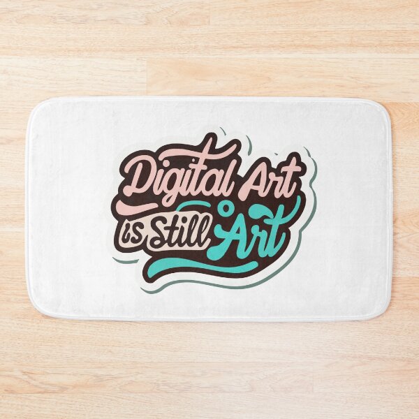 Item preview, Digital Art is Still Art Modern Sticker designed and sold by NiftyWrx.