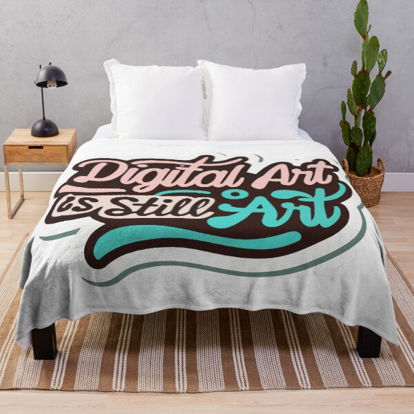 Item preview, Digital Art is Still Art Modern Sticker designed and sold by NiftyWrx.