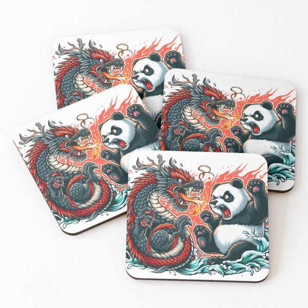 Item preview, Panda vs Dragon designed and sold by panda-888.