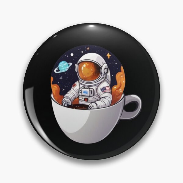 Item preview, Galactic Explorer: Astronaut in Cosmic Cup designed and sold by BaisaStudio.