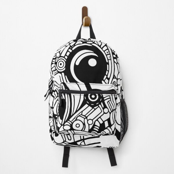 Item preview, Biomechanical Mouse: An Advanced Futuristic Graphic Artwork with Abstract Line Patterns designed and sold by Amanda-S-Olsen.