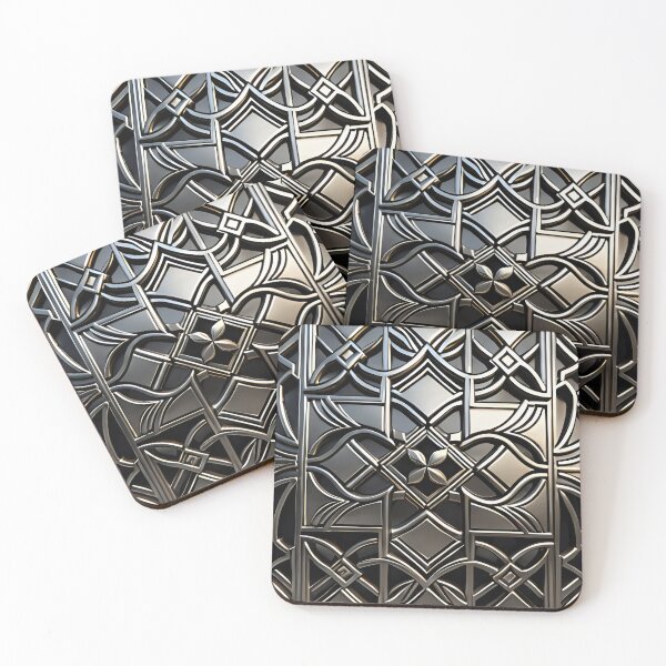 Item preview, Silver Art Deco style 023 designed and sold by fleesphotos.