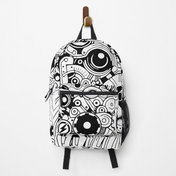 Item preview, Biomechanical Pomeranian: An Advanced Futuristic Graphic Artwork with Abstract Line Patterns designed and sold by Amanda-S-Olsen.