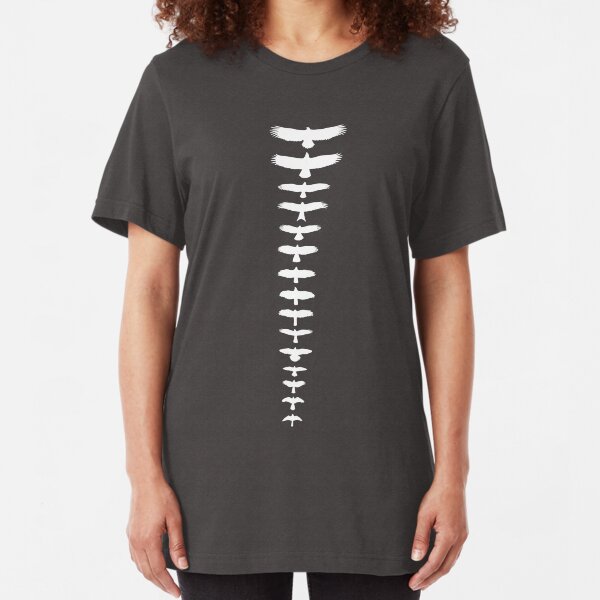 UK Birds of Prey - White Slim Fit T-Shirt