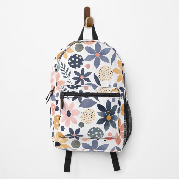 Item preview, Colorful polka dot pattern dots with flowers designed and sold by Naturitude.