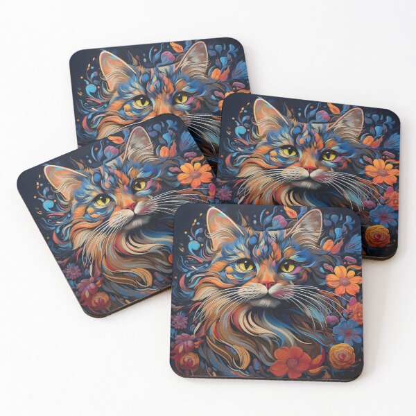 Item preview, A Vivid Journey Through Colorful Cat designed and sold by unimuse.