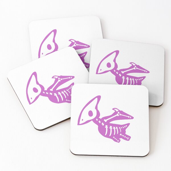 Item preview, Pink Kawaii Pterosaur Skeleton designed and sold by ThomasALLArt.