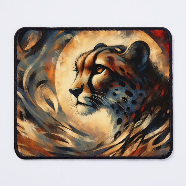 Item preview, Moody Cheetah Modern Harlem Renaissance Painting designed and sold by cikedo.
