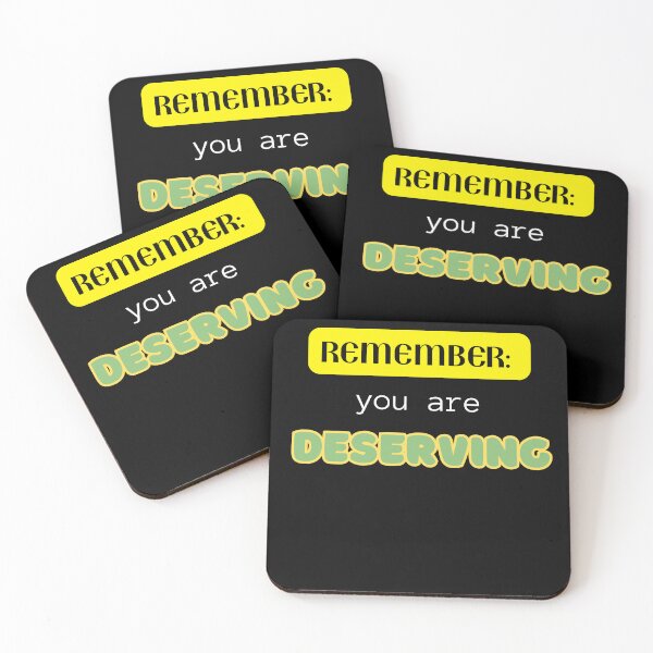 Item preview, Remember you are Deserving  designed and sold by Lynette-art.